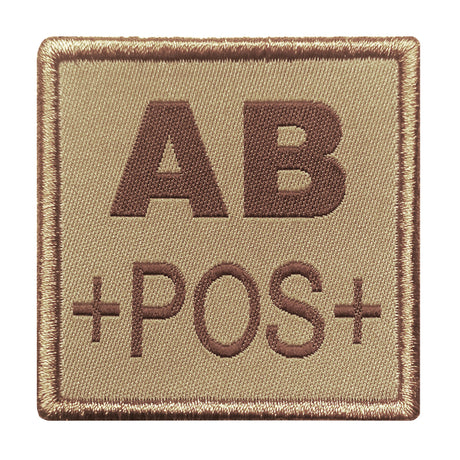 A10 Equipment - Patch Blutgruppe AB+ (tan)