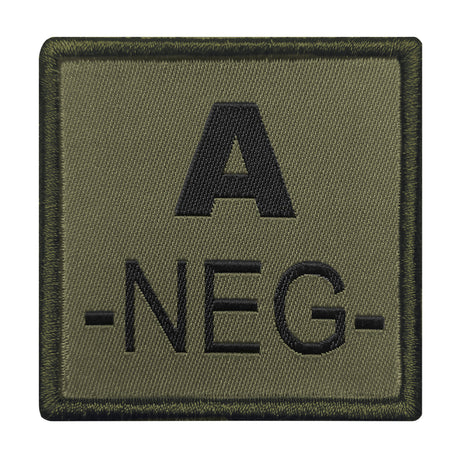 A10 Equipment - Patch Blutgruppe A- (oliv)