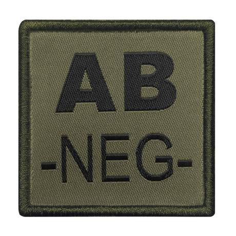 A10 Equipment - Patch Blutgruppe AB- (oliv)