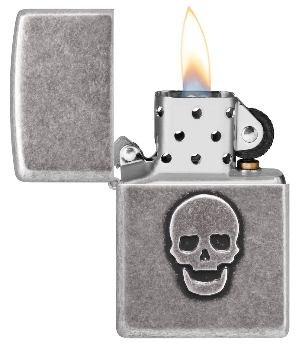 Zippo Feuerzeug - Stamped Skull