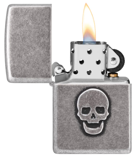 Zippo Feuerzeug - Stamped Skull