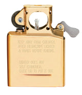 Zippo Feuerzeugeinsatz - Pipe Insert (vergoldet)