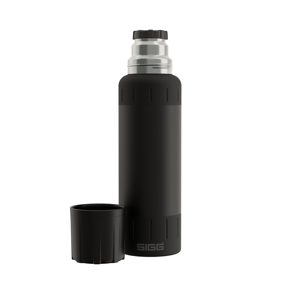 SIGG - Thermo Trinkflasche Alpine Star Black 1.0 L