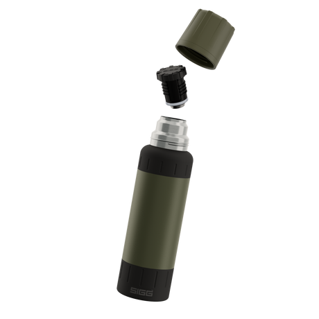 SIGG - Thermo Trinkflasche Alpine Star Roasted Green 1.0 L
