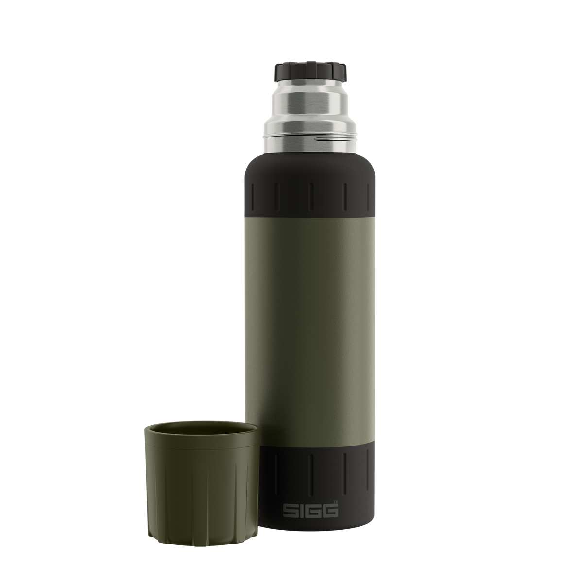 SIGG - Thermo Trinkflasche Alpine Star Roasted Green 1.0 L
