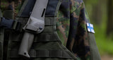 Peltonen Knives - M95 Ranger Puukko schwarz, unbeschichtet, Lederscheide (schwarz)