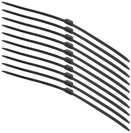 Kunststoffhandschellen, 10 St./P., 80 x 1,27cm,schwarz