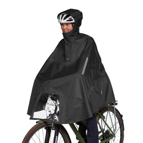 Bike Poncho Fahrrad-Cape (schwarz)