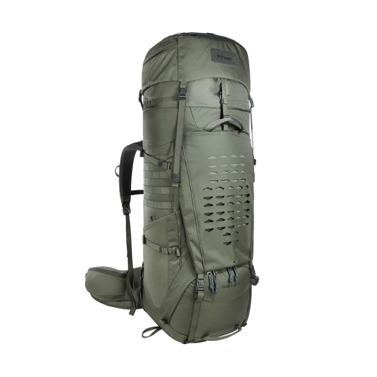Yukon 70+10 Bushcraft Trekkingrucksack (stone-grey-olive)
