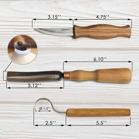 BeaverCraft - S17 Schnitzmesser-Set