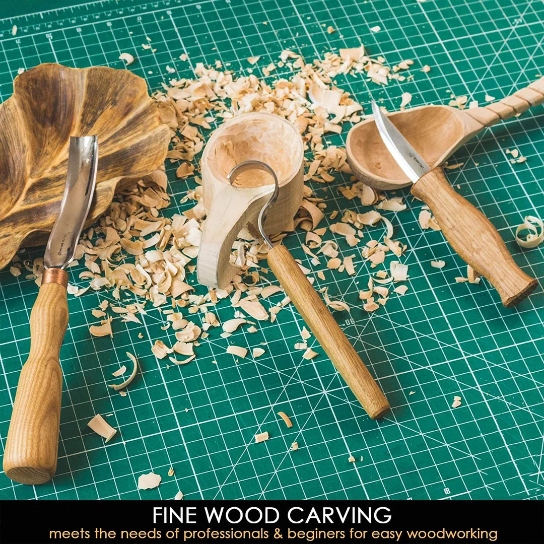 BeaverCraft - S14 Löffelschnitzset mit Hohlbeitel