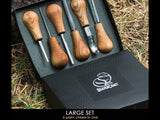BeaverCraft - SC05 Handhobel-Set mit 6 Handmeisseln