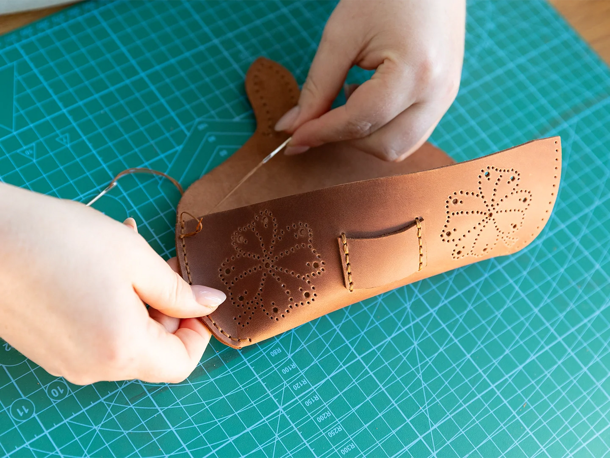 BeaverCraft - Lederhandwerk-Set „Brillenetui“