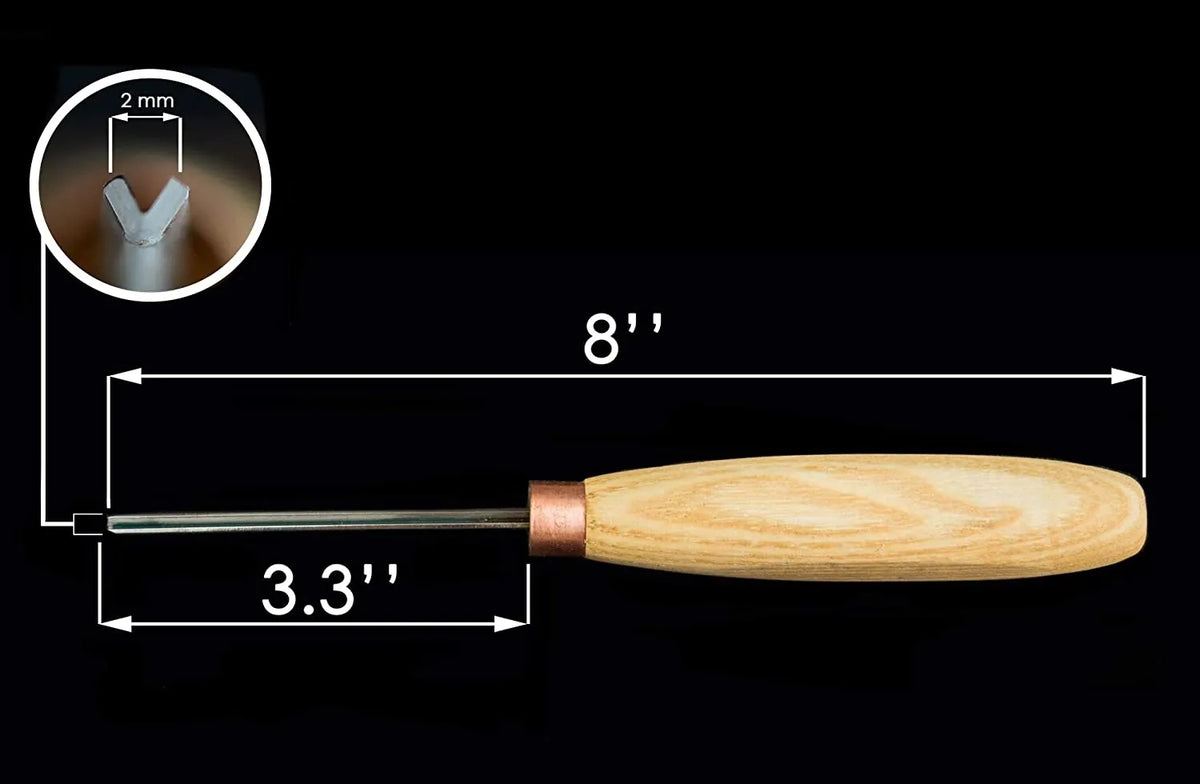 BeaverCraft - Profil-Meissel Sweep 12 (gerade)