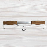 BeaverCraft - DK1S Zugmesser mit Lederscheide