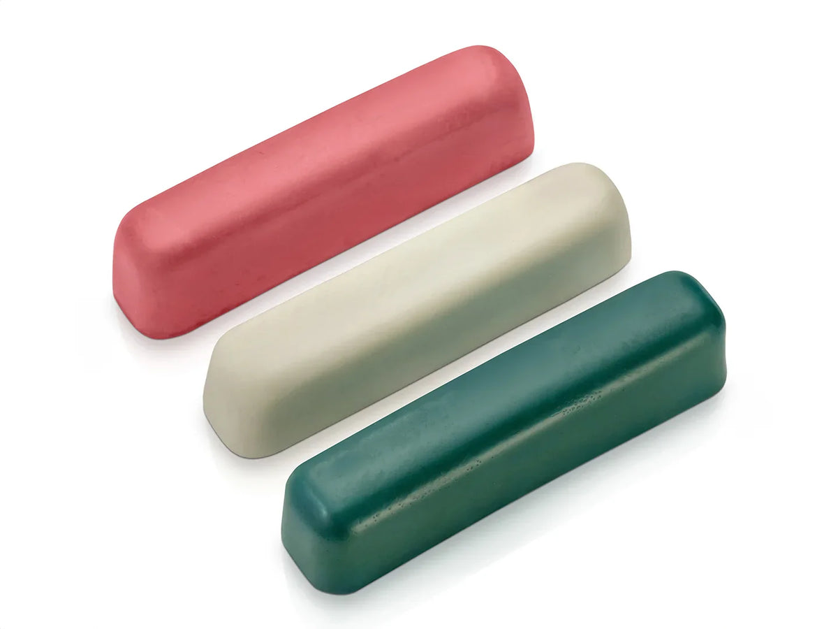 BeaverCraft - P03 Set mit 3 Polierpasten (rot, grün, weiss)