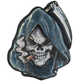 Klettabzeichen Skull Grim reaper - color