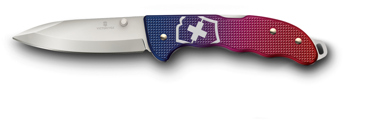 Victorinox - Evoke Alox Outdoormesser rot/blau