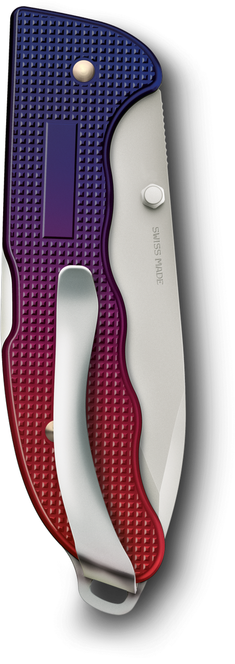 Victorinox - Evoke Alox Outdoormesser rot/blau