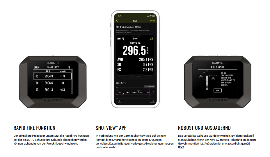 Garmin - Xero® C2 Chronograph