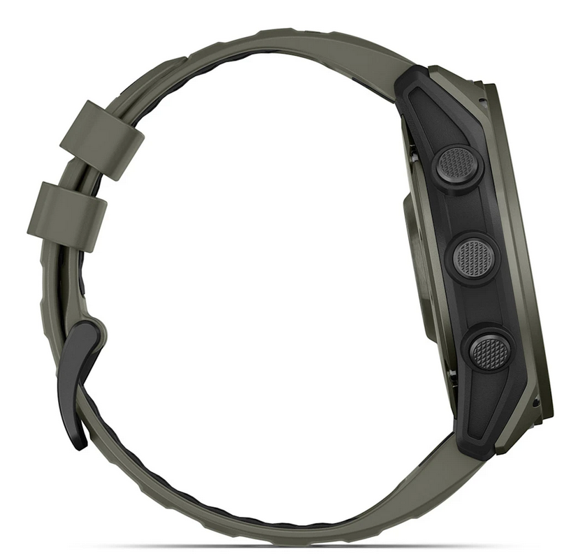 tactix® 8 – 51 mm, AMOLED, Cerakote®-Beschichtung oliv mit Quickfit® Silikon- Armband 26mm