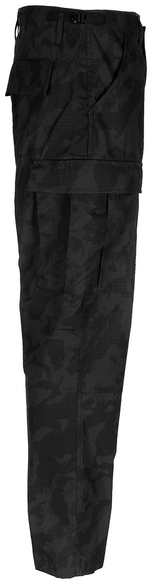 Cargo pants, camouflage, cargo pockets, reinforced, black, Hose, Cargo, Kamo, Schwarz, Taschen