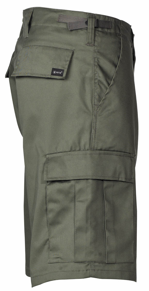 US Bermuda, BDU, oliv, mit Seitentaschen