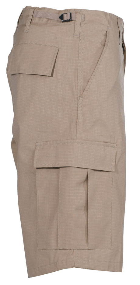 Khaki, Cargo-Hose, Taschenhose, Shorts, Gürtel, Cargo Shorts, Beige, Taschen, Gürtelschlaufen, Knie-Länge, Hose, Cargo, Knieb