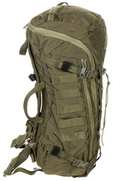Rucksack, Outdoor, MOLLE, Tragegurt, Reißverschluss, Rucksack, Taktischer Rucksack, Militärgrün, Molle-System, Seitentasche, 