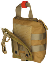 taktische tasche, klein, hüfttasche, polyester, olivegrün, Taktische Tasche, Molle-Tasche, Kleine Tasche, Paracord-Ring, Khak