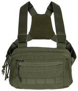 Tasche, Weste, Gürteltasche, Olivegrün, Mesh-Rückenteil