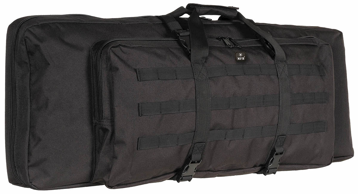 Gewehrtasche, schwarz, für 2 Waffen