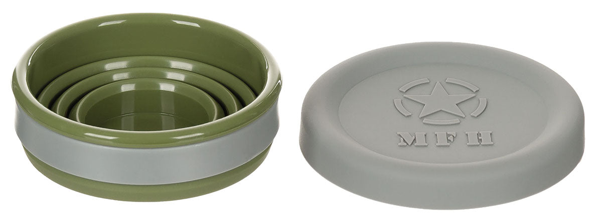 Fidget-Ring, Faltbarer Ring, Metallring, Olivgrün, Stapelring, grinder, spice, stacked, grün, behälter, folding, spare, cap, 