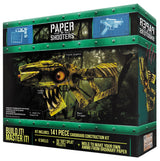 Papier Shooter, Pappe, Konstruktionsset, Waffenreplik, Grüne Verpackung, Kartonmodell, Baukasten, Papiermodell, Kampfmuster, 