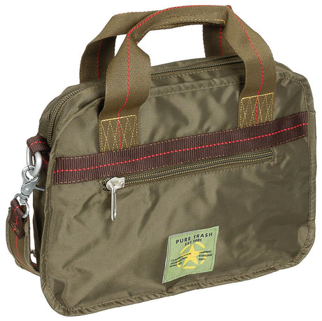 Handtasche, "PT", klein, Karabinerhaken, oliv