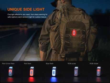 Fenix - E04R Taschenlampe mit Clip (300 Lumen)