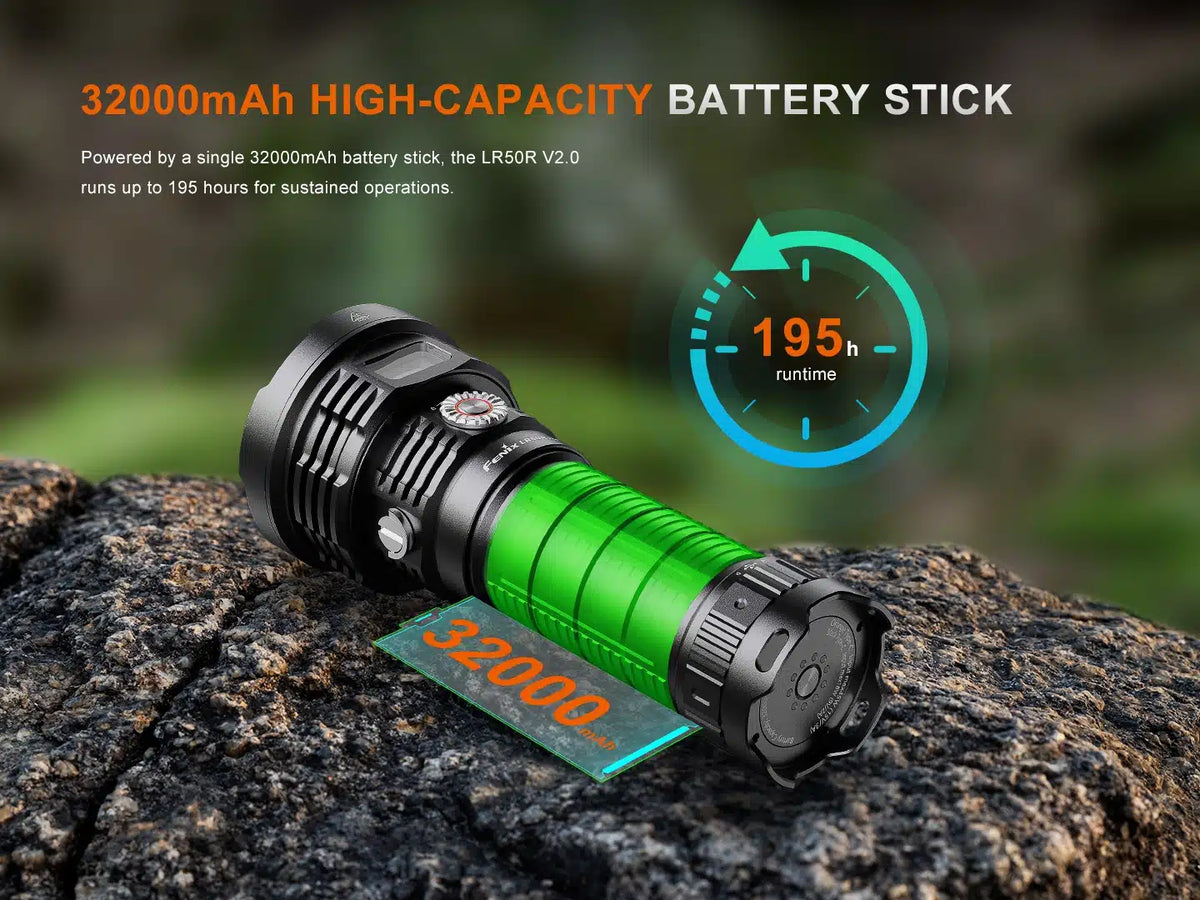 Fenix - LR50R V2.0 Suchscheinwerfer mit Powerbank Funktion (18’000 Lumen)