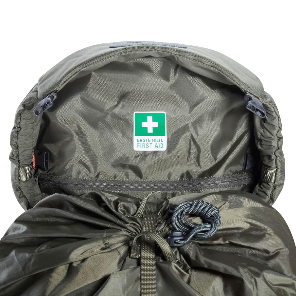 Rucksack, First Aid Kit, Zeltbeutel, Tarnungsmuster, Kordelzug