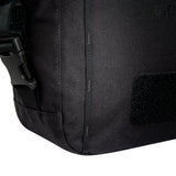 Rucksack, Reißverschluss, Nylon, Schwarz, Klettverschluss