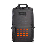 Rucksack, Reisegepäck, Schwarz, mehrere Fächer, orangerote Akzente