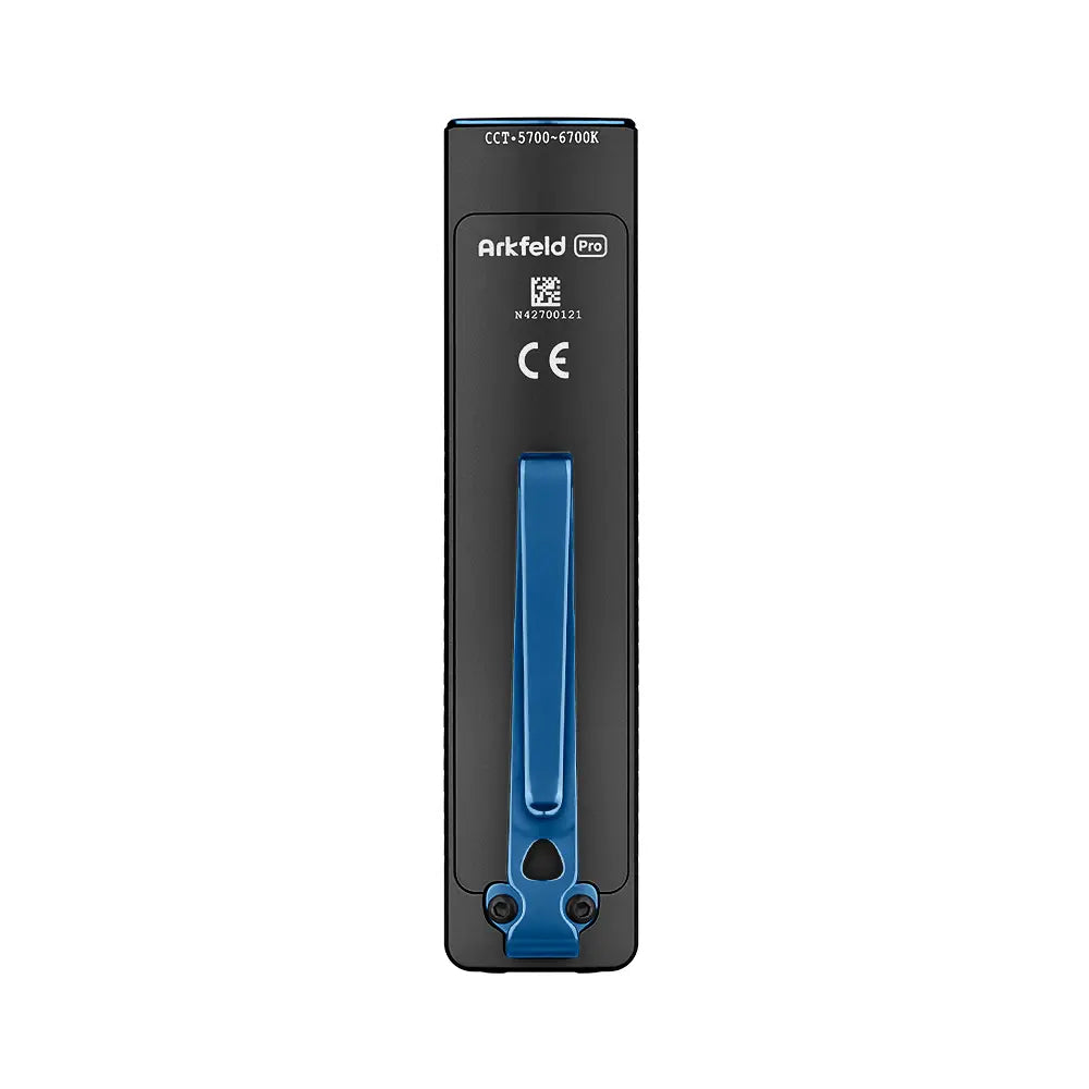 Arkfeld Pro Taschenlampe mit UV Licht, Laser und Weisslicht (schwarz)