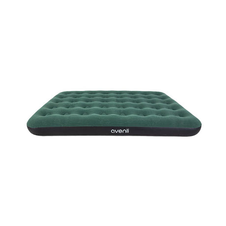 aufblasbares Bett, Luftmatratze, grün, Queensize, schlauchloser Naht