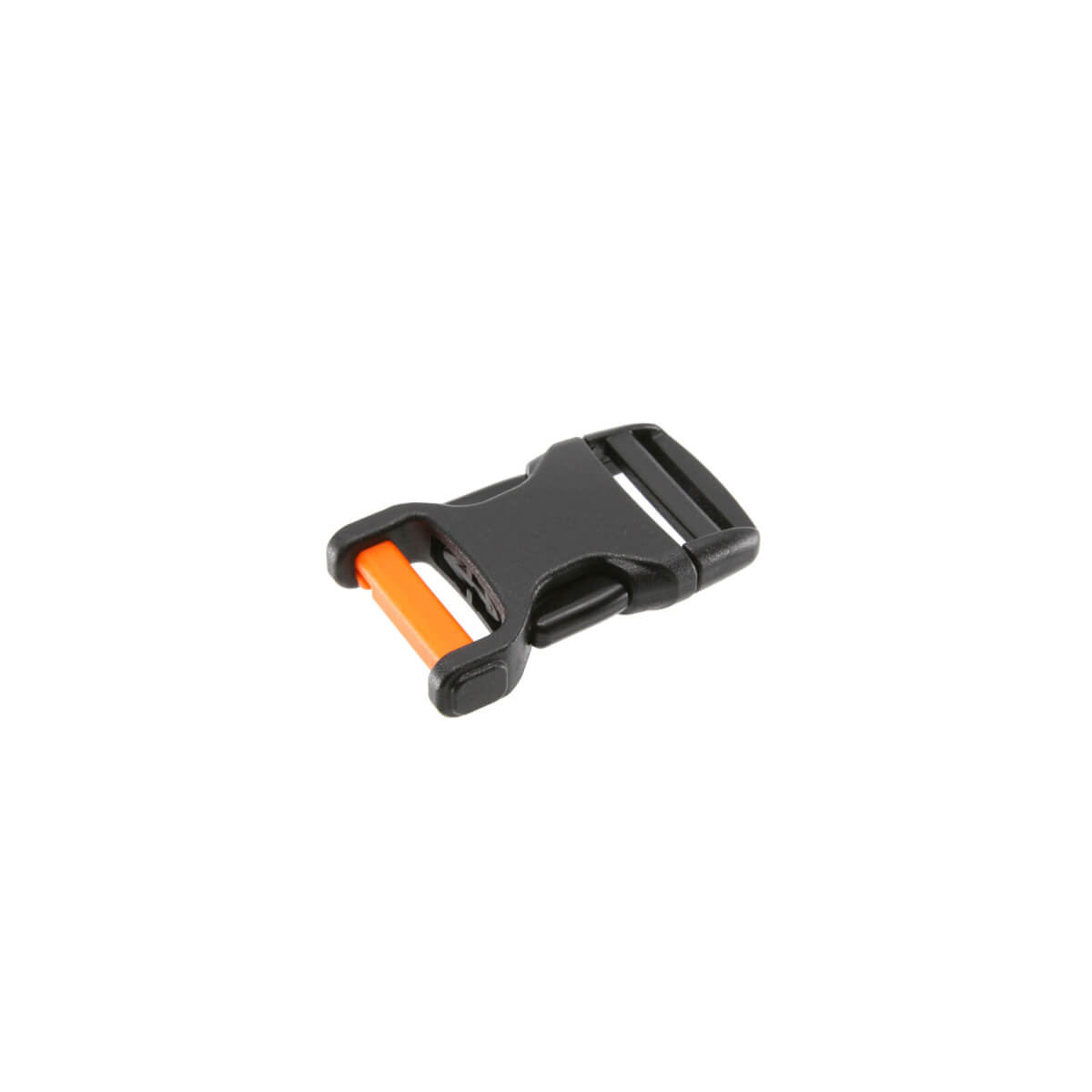 Gurtversteller, Schnalle, Klemmverschluss, orange Komponente, Riemenbeschlag