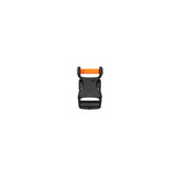 Gurtclip, Schnalle, Schnellverschluss, Orange Akzent, Kunststoff