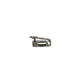 Gehäuseclip, Metallclip, Klemmclip, Klemme, Klammer, Klammer, Schließe, Gürtelschließe, Metall, Grau