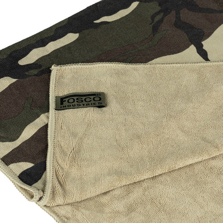 camouflage, towel, patch, logo, fabric