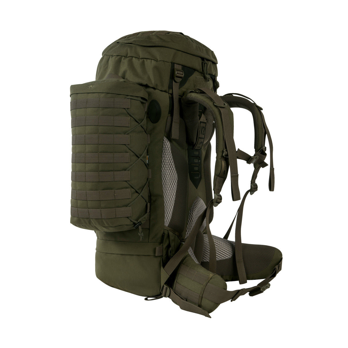 Rucksack, Militärgrün, Outdoor, Tragesystem, Paketfach, Rucksack, Olivgrün, MOLLE-System, Schulterriemen, Mesh-Rückenkonstruk