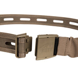 tactical belt, web belt, Plastic buckle, adjustable, braun