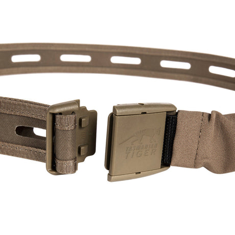 tactical belt, web belt, Plastic buckle, adjustable, braun