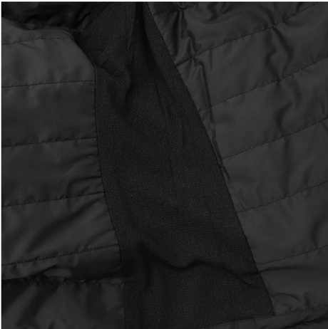 Puffer, Jacke, gequiltet, schwarz, Tragegurt